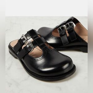Loewe Campo Mary Jane Mule Calfskin BNIB size 38 size 8